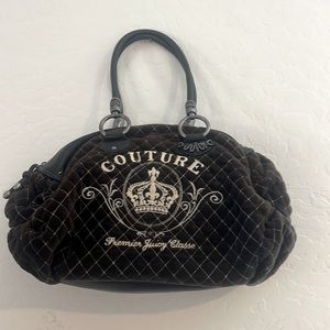 Juicy couture velvet purse